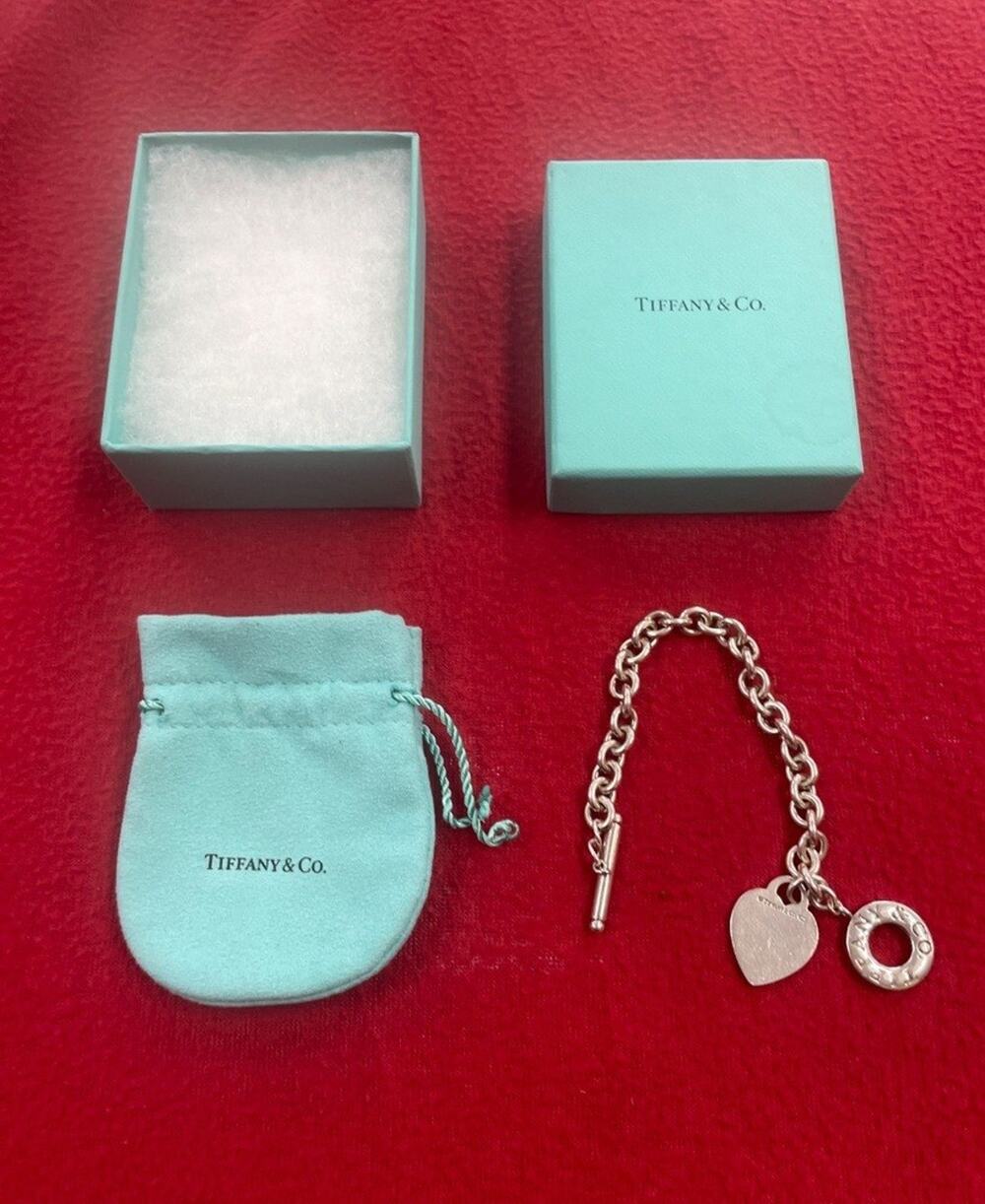 Tiffany & Co Heart Tag Toggle Bracelet 7.5” 18cm 925 Sterling Silver - PPS368739